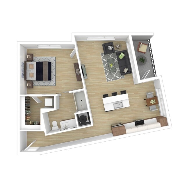 1 Bed 1 Bath Premium - 8th and High