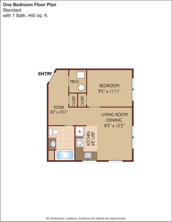 Floorplan - Vail Manor - 55+