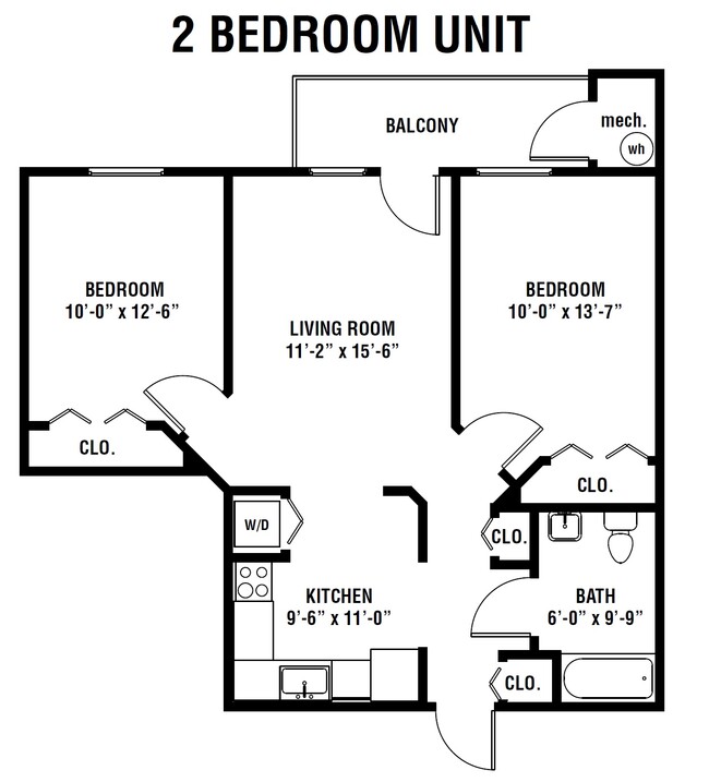 Floorplan - Riverside Senior Apartments (Ages 50+)