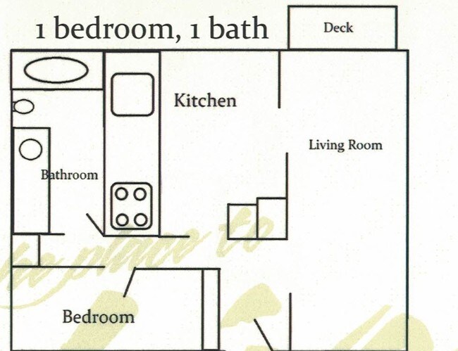 1x1 Floorplan - Driftwood Terrace