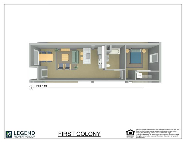 Floorplan - First Colony Flats