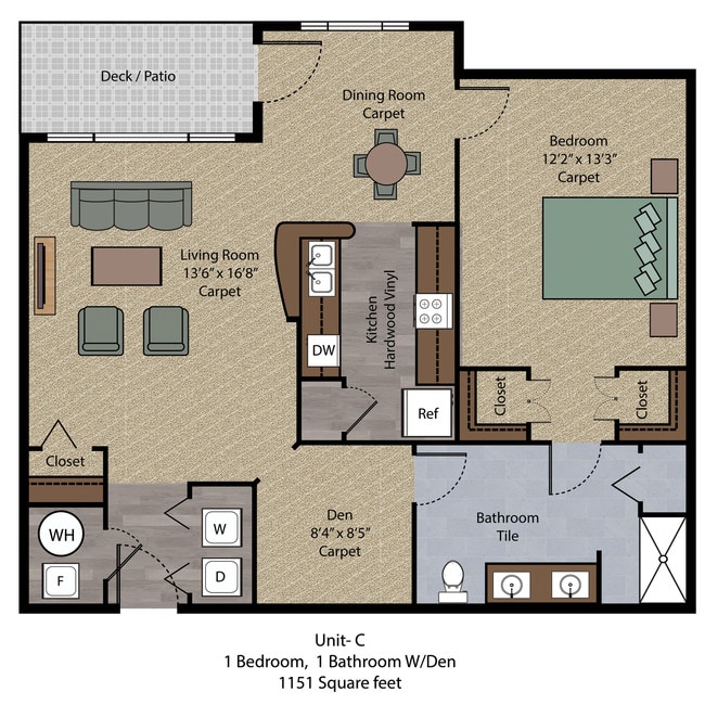 Floorplan - The Apartments at Lux 96