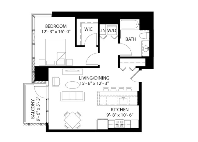 Floorplan - Halsted Flats