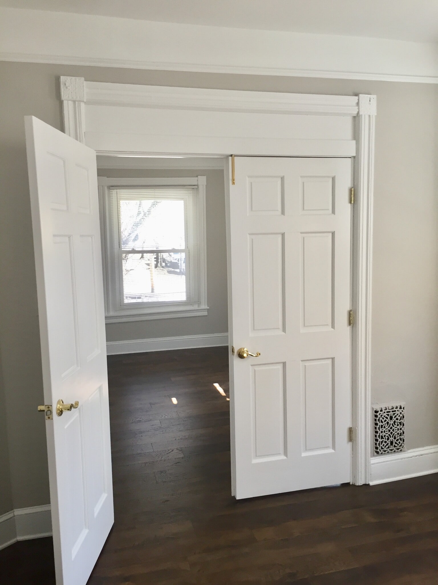 Double door entry to bedroom - 1001 Main St