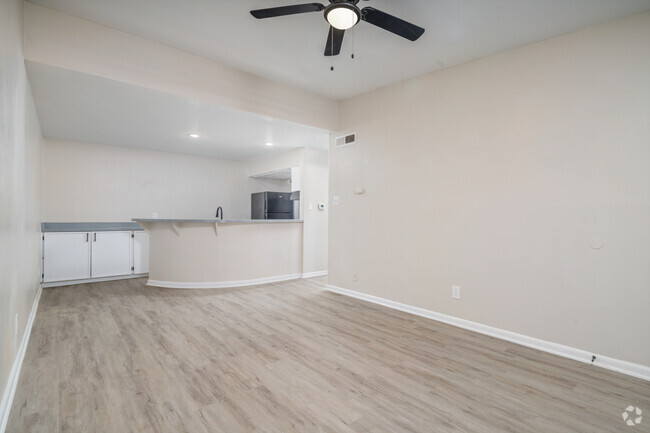 1BR, 1BA - 600SF Living Room - Bristle Pointe Apartments