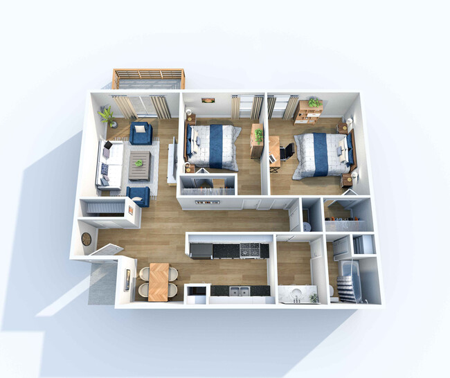 Floorplan - Music City Flats