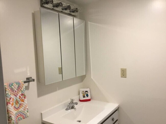 Center hall full bath with stall shower - 1401 N Rhodes St