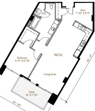 1BR/1BA - The Westerly