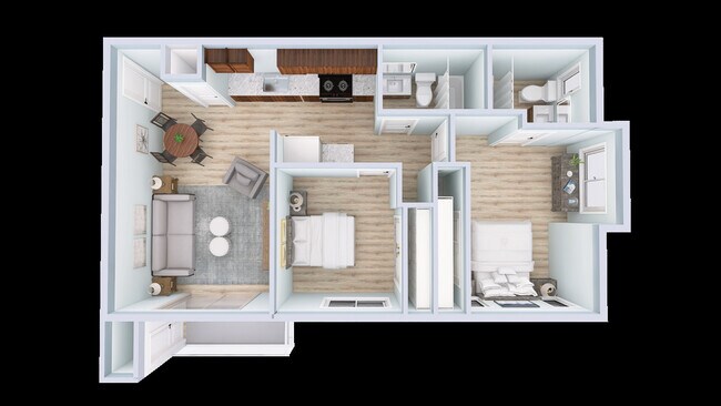 Floorplan - Colima Apartments