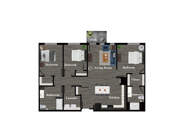 Floorplan - Vue Pointe Apartments