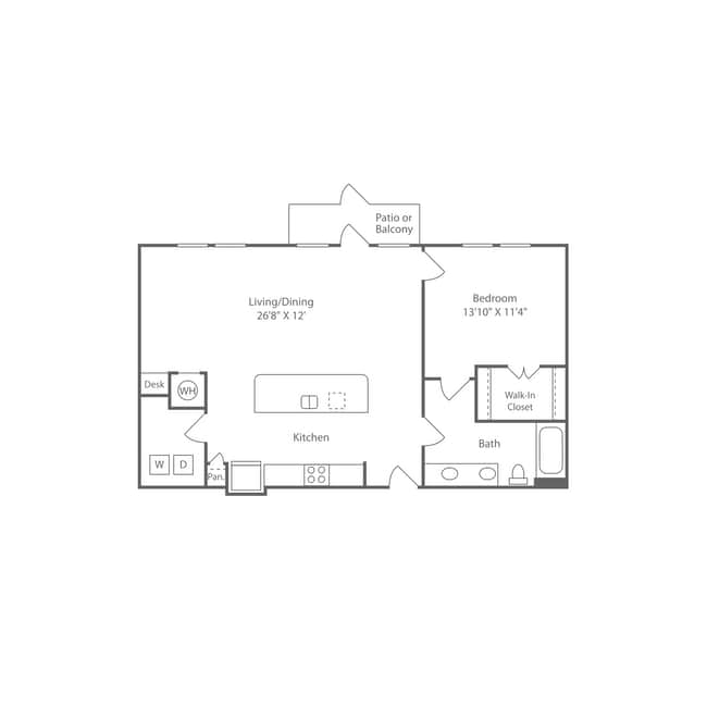 Floorplan - The Fairmount at Oak Lawn