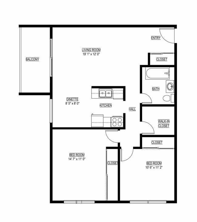 Floorplan - Eagan Place