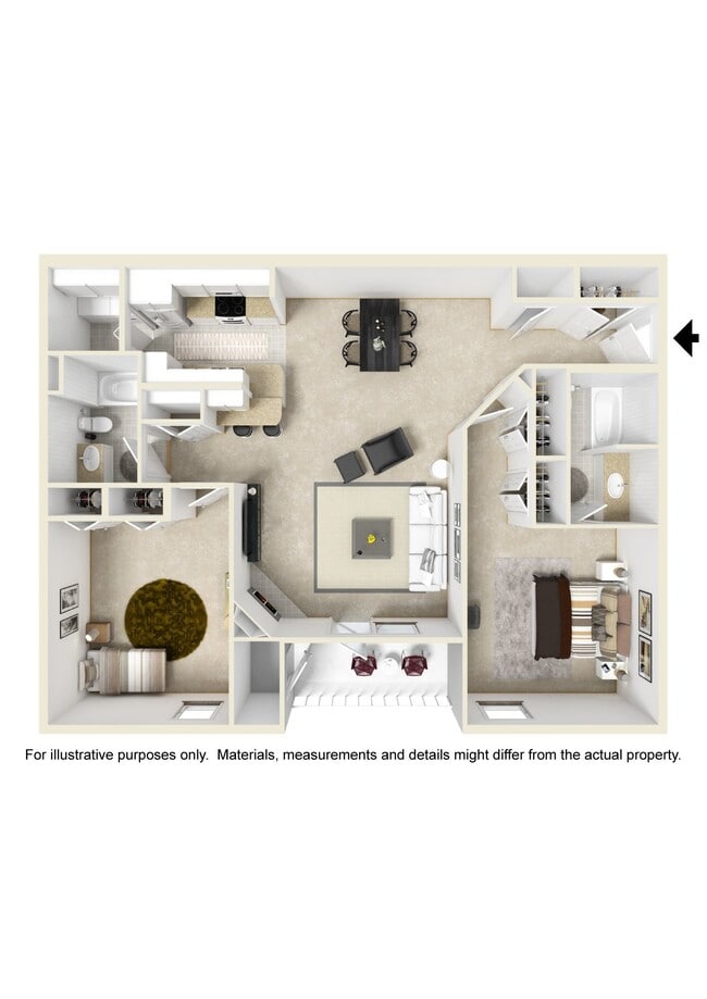 Floorplan - Parkwest Apartment Homes