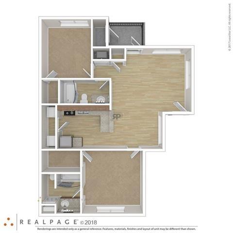 Floorplan - Las Villas De Leon Apartments