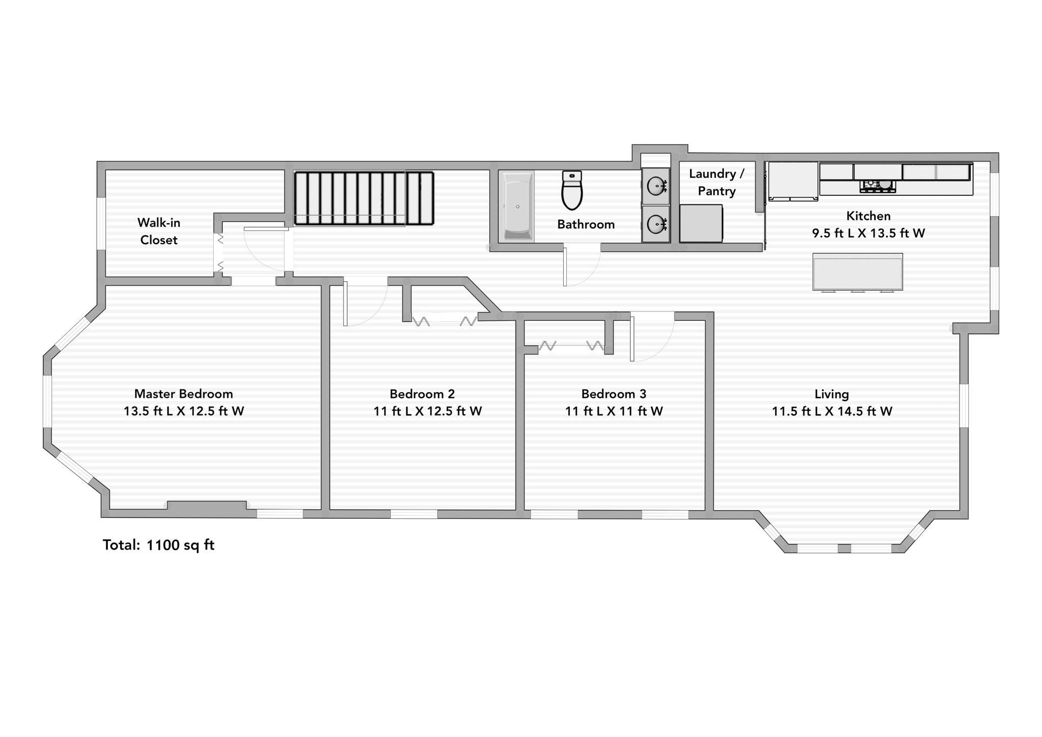 Floor Plan - 2415 New York Ave