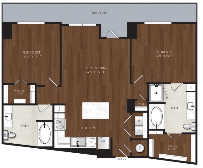 Floorplan - The Park at Katy Trail