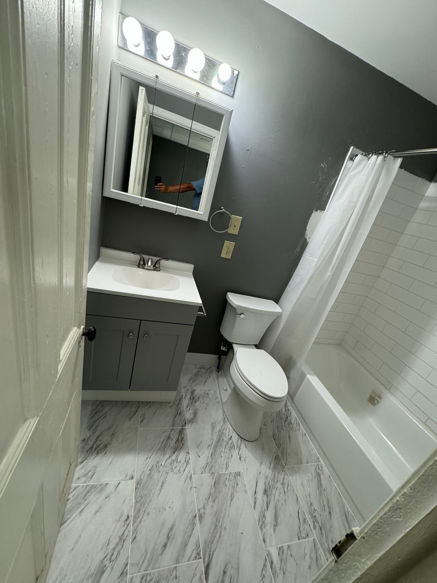 newly renovated bathroom - 803 E Street Rd