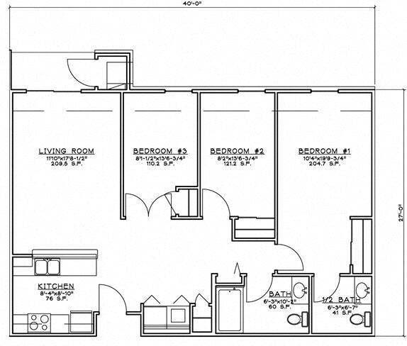 Floorplan - Providence Greene I