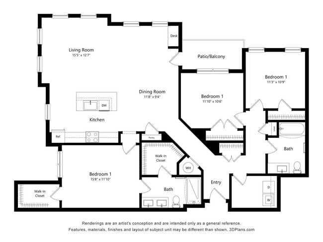 Floorplan - Meridian at Rogers Branch