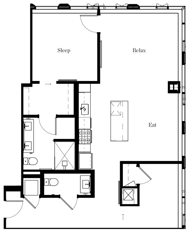 Floorplan - The Residences at Rainier Square