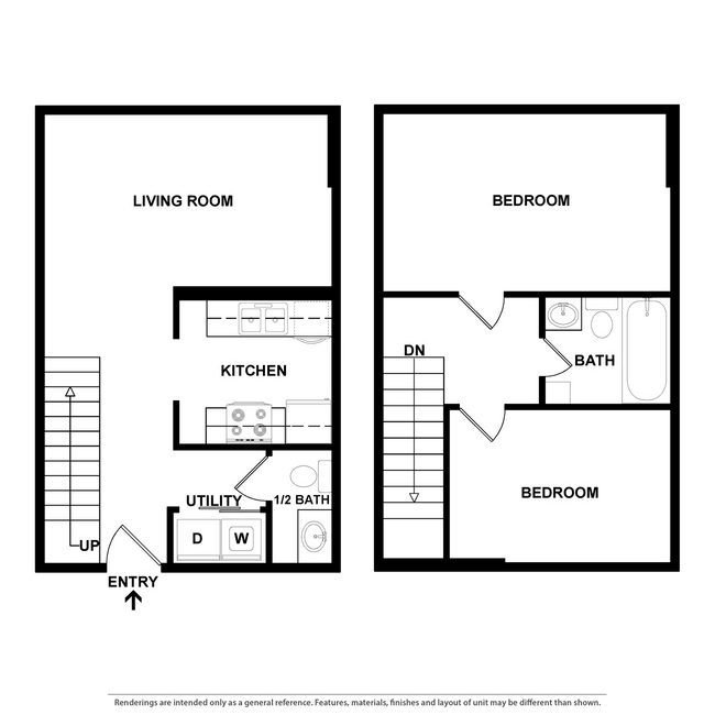 Floorplan - French Glen Apartments