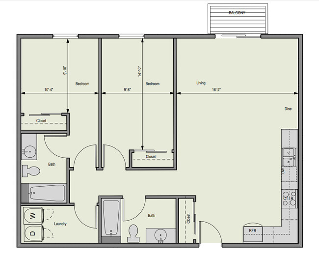 Floorplan - The Calypso at Samish Hill