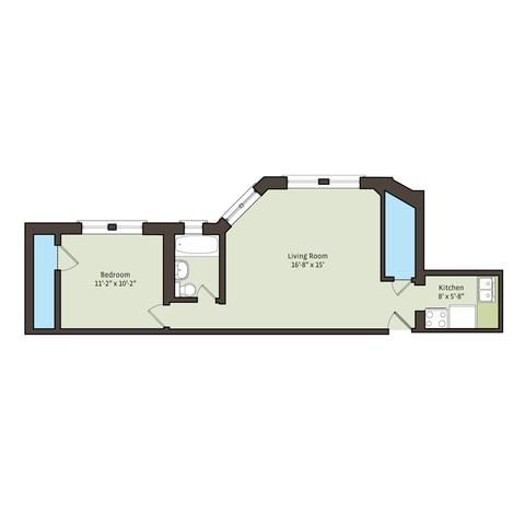 Floorplan - 5474-5480 S. Hyde Park Boulevard