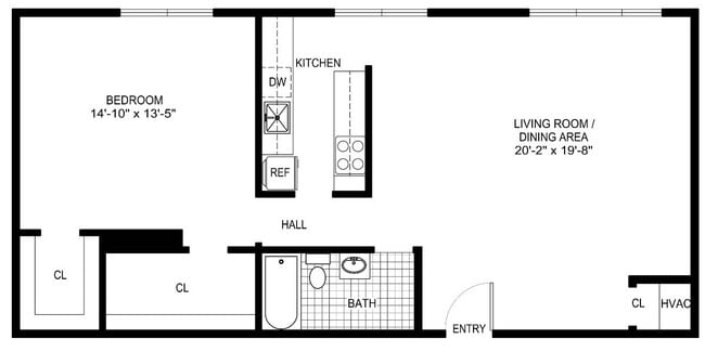 Floorplan - North Hills Apartments, LLC