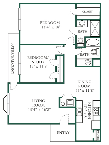 2BR/2BA - Braeswood Park Condominiums