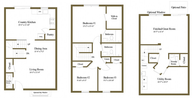 Floorplan - Carlson Woods Townhomes