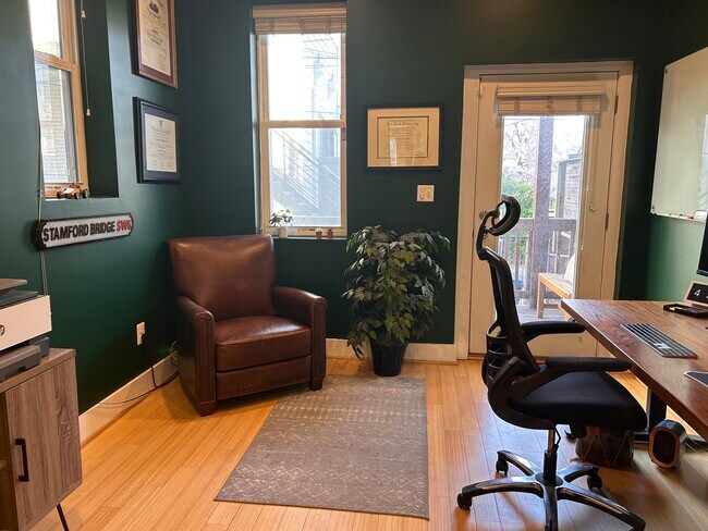 Third bedroom on the main level, set up as an office - 1241 Kenyon St NW