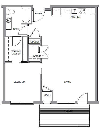 1BR/1BA - Elgin Artspace Lofts - For Artists Only