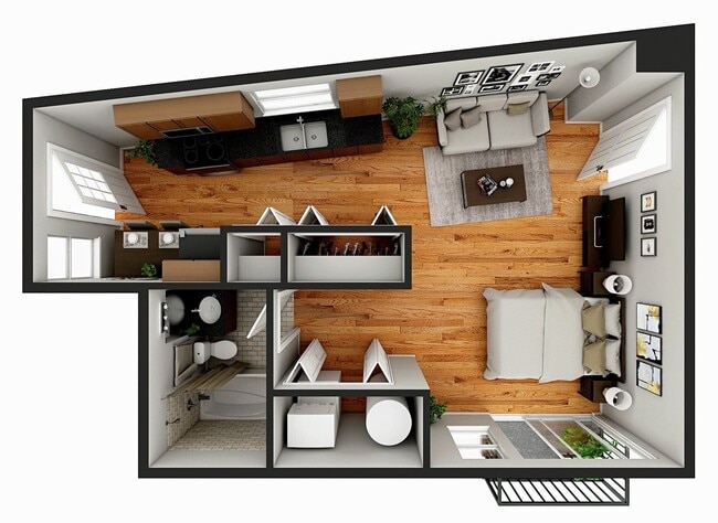 Floorplan - The Onyx on Hoyne