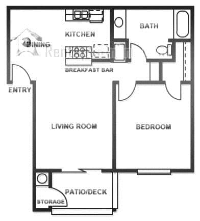 1BR/1BA - Newporter Apartments