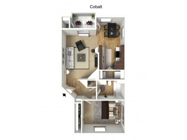 Cobalt - 1 Bedroom, 1 Bath - Acero Ridgefield