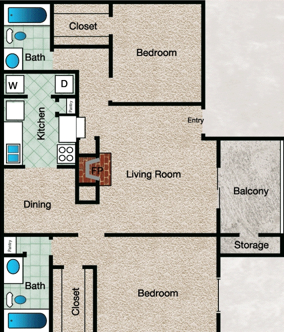 Floorplan - Copper Hill