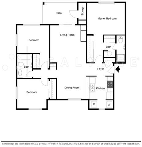 Floorplan - North Creek Heights Apartments