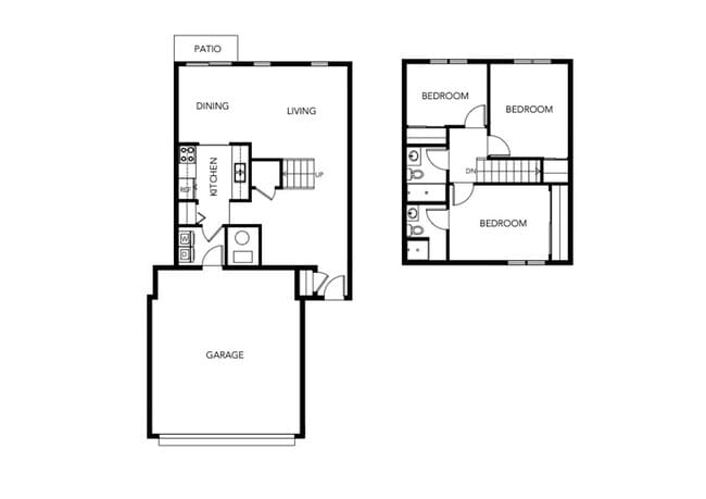 Floorplan - Fernbrook Townhomes