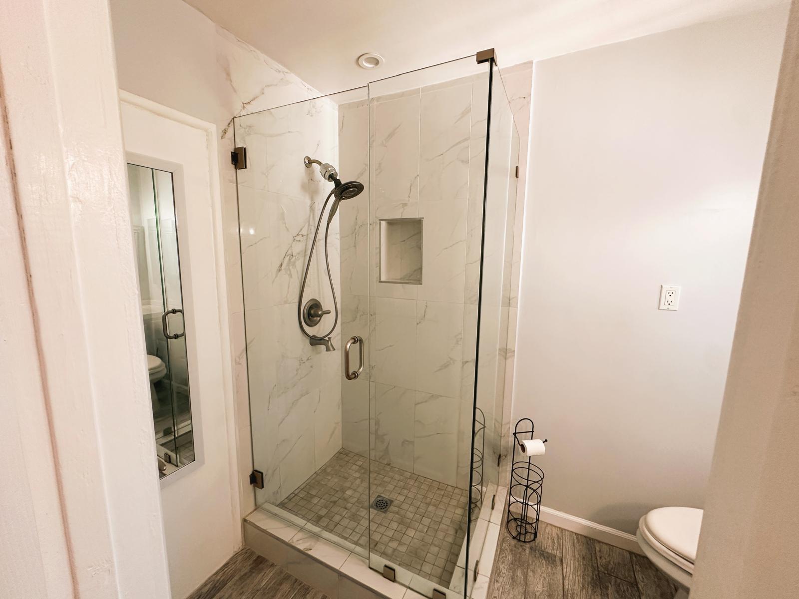 Remodeled shower - 6500 Whitaker Ave