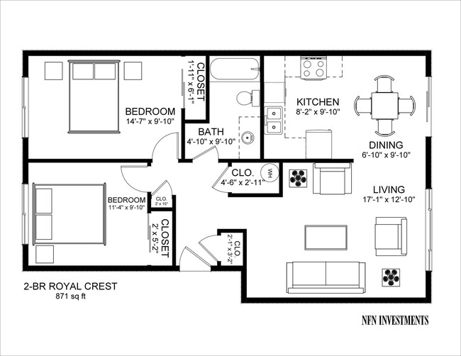 Floorplan - Royal Crest Apartments