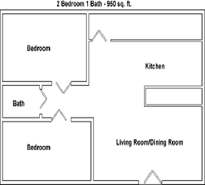 2BR/1BA - Brierwood