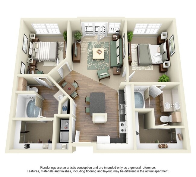 Floorplan - Villas at Katy Trail Apartments