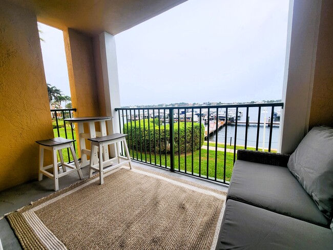 Balcony Seating - 167 Yacht Club Way