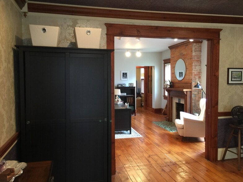 1 of 2 ikea chests in bedroom looking into home office - 130 Park Pl