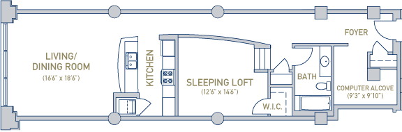 Floorplan - The Lofts At 1835 Arch