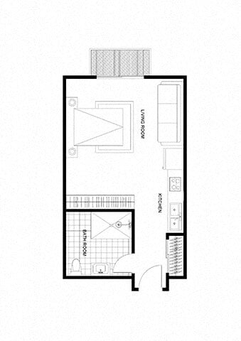 Floorplan - The Lodge Apartments