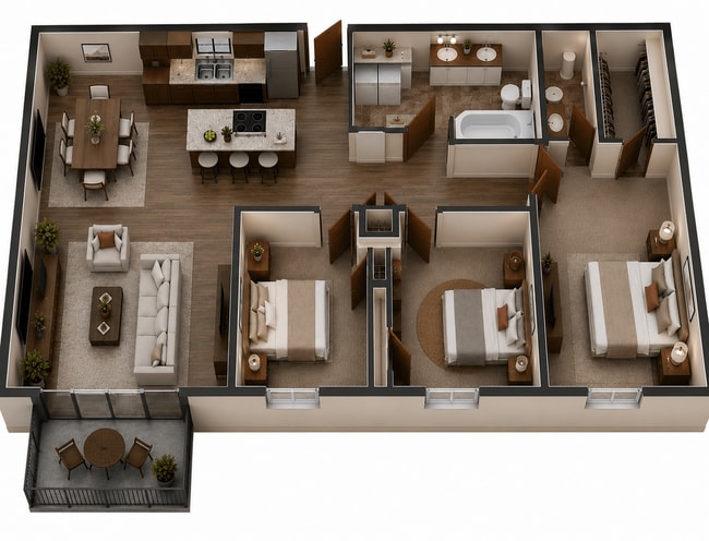 Floorplan - Candlewyck Apartments