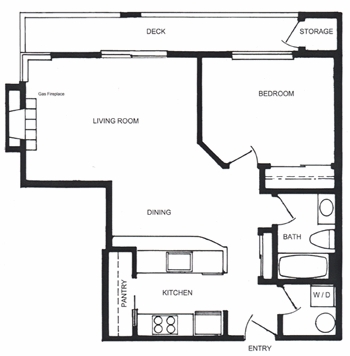 1B/1B - Lyons Gate Apartments