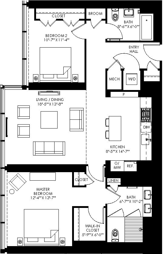 Floorplan - Apartments at Westlight