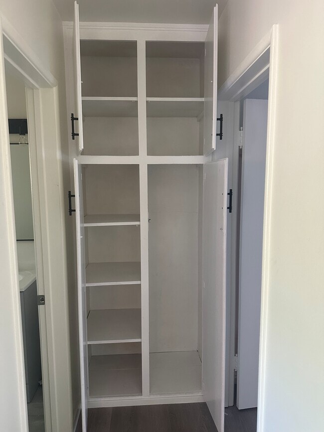 inside hallway closet - 587 South St